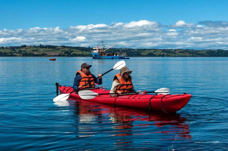 Kayak en Chiloé