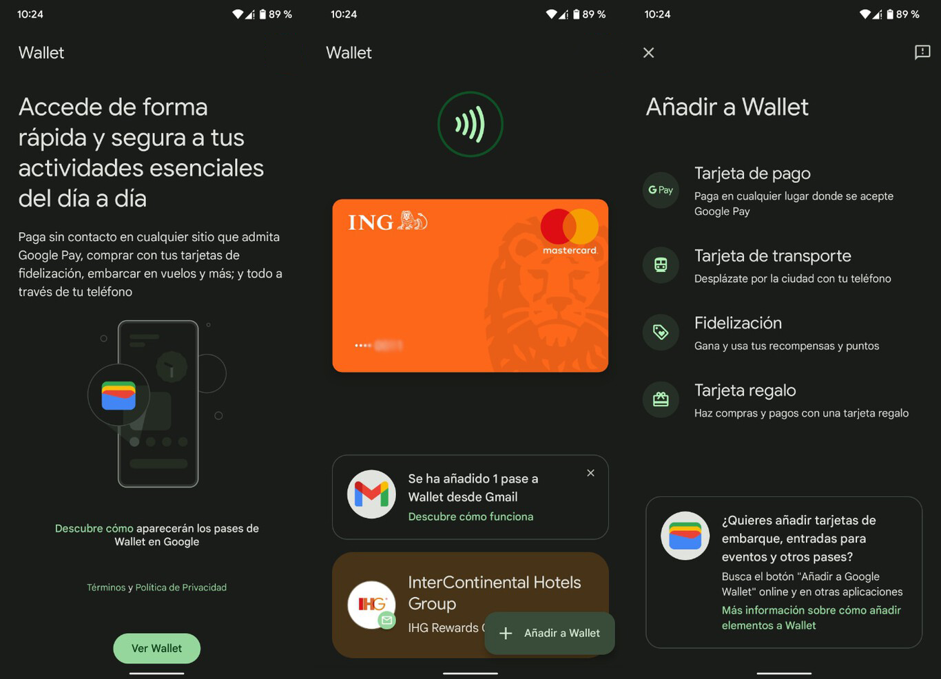 Google Wallet, una billetera en toda su regla