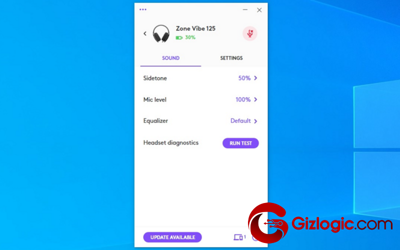 Logi Tune Logitech Zone Vibe 125