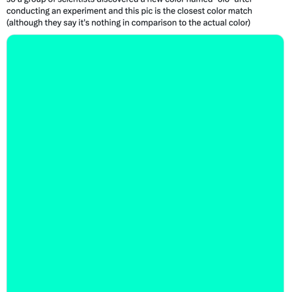 Nuevo color Olo: ¿un avance en la percepción del color?