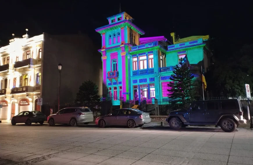 Espectáculo de luces Punta Arenas: magia en la plaza