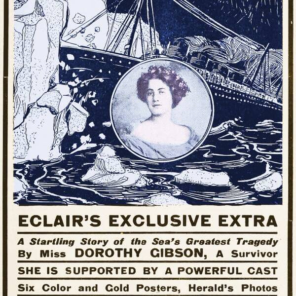 Titanic: La trágica historia de Dorothy Gibson y su película perdida